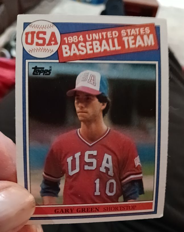 1985 Topps #396 Gary Green — front