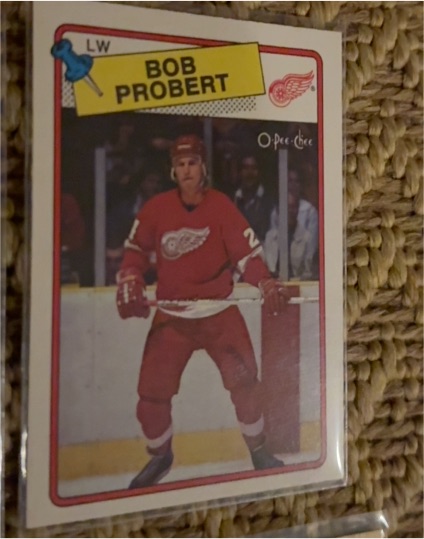 1988-89 O-Pee-Chee #181 Bob Probert — front
