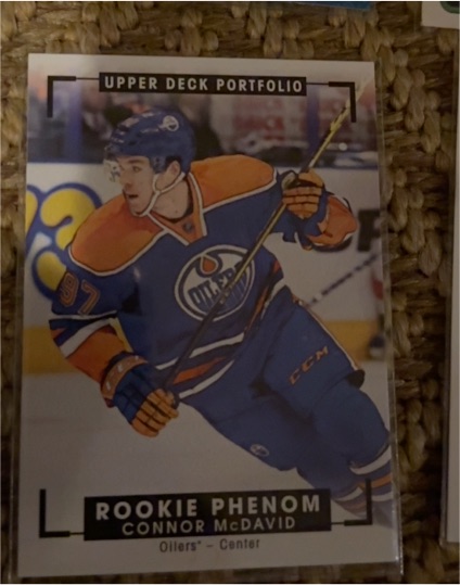 2015-16 Upper Deck Portfolio #330 Connor McDavid — front