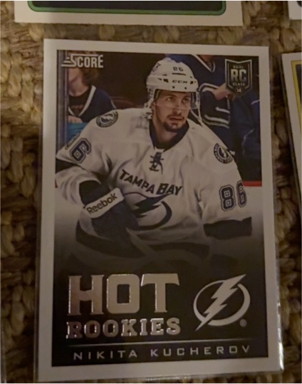 2013-14 Panini Score Hot Rookies Nikita Kucherov — front