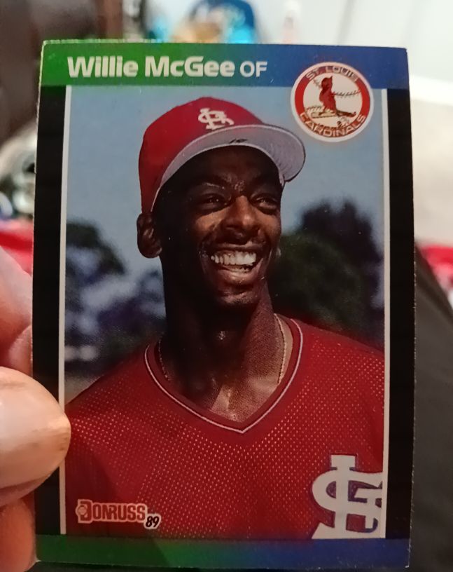 1989 Donruss #161 Willie McGee — front