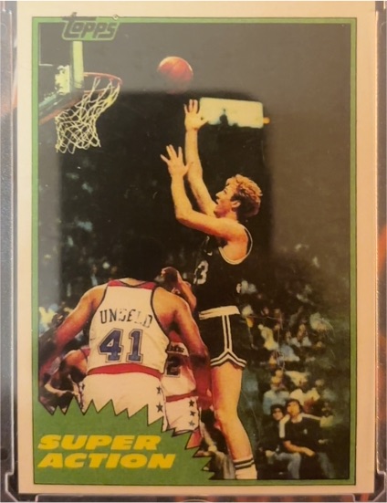 1981-82 Topps #101 Larry Bird — front