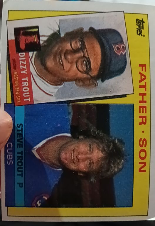 1985 Topps #142 Dizzy Trout / Steve Trout — front