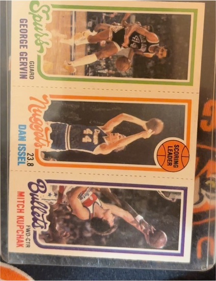 1980-81 Topps #72 George Gervin / Dan Issel / Mitch Kupchak — front