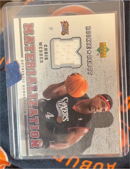 2006-07 Upper Deck Rookie Debut Materialization #MT-CW Chris Webber — front