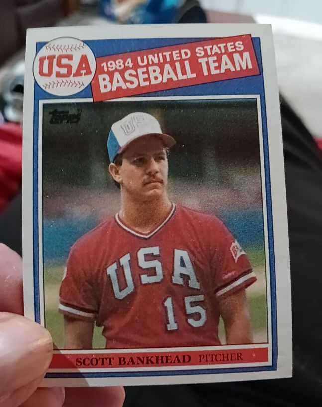 1985 Topps #393 Scott Bankhead — front