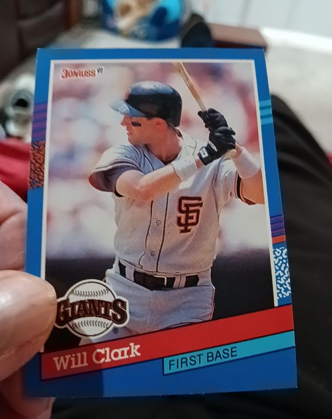 1991 Donruss #86 Will Clark — front