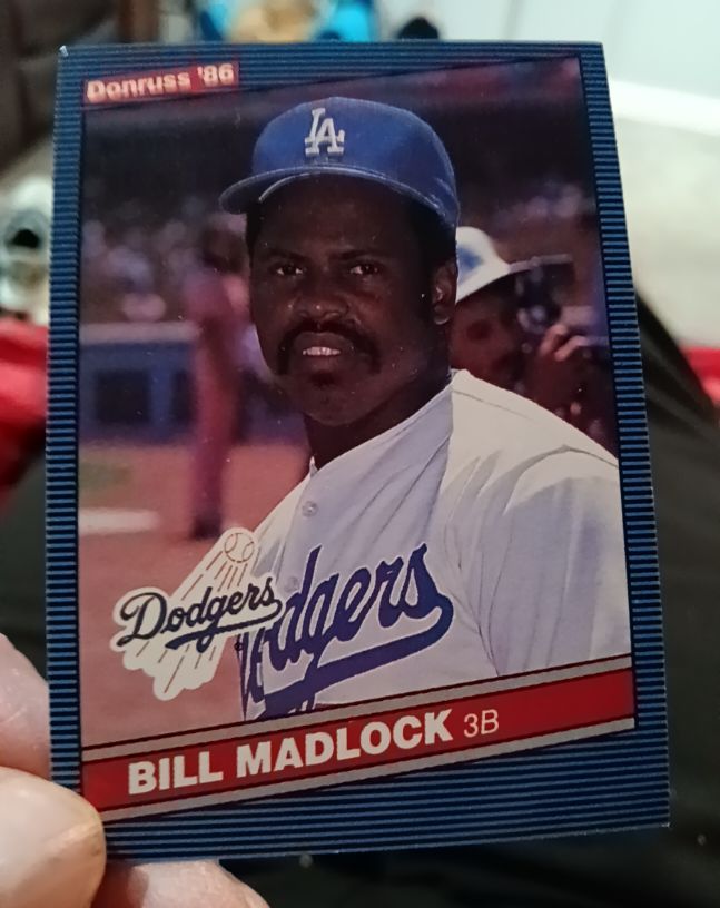 1986 Donruss #617 Bill Madlock — front