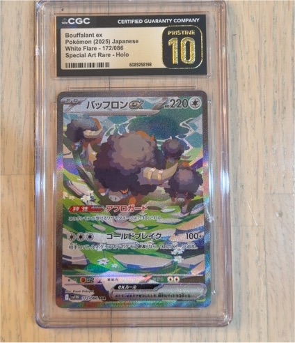 2025 White Flare #172/086 Bouffalant ex — front
