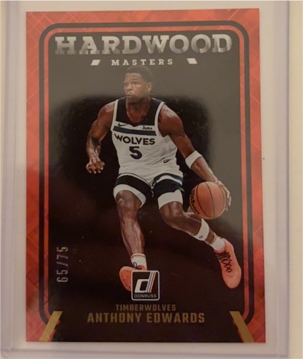 2024-25 Panini Donruss Hardwood Masters #5 Anthony Edwards — front