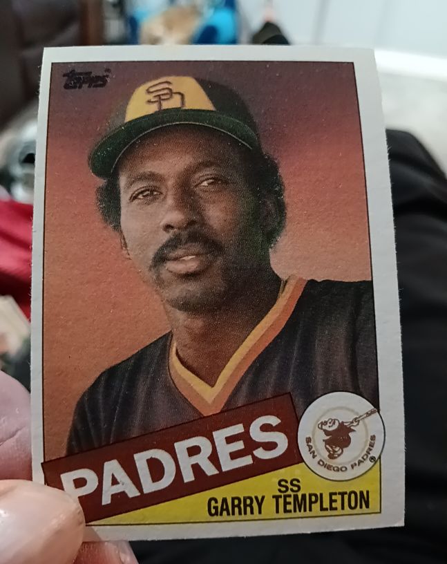 1985 Topps #735 Garry Templeton — front