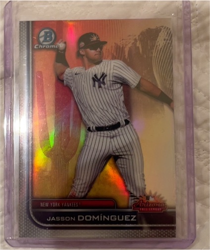 2023 Bowman Chrome Arizona Fall League #AFLS-1 Jasson Domínguez — front