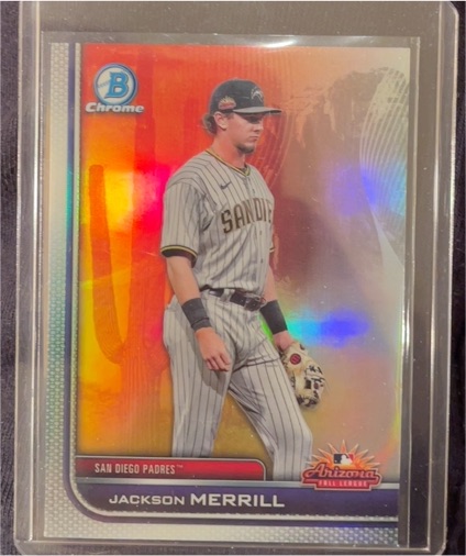2023 Bowman Chrome #AFLS-6 Jackson Merrill — front