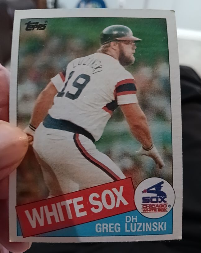 1985 Topps #650 Greg Luzinski — front