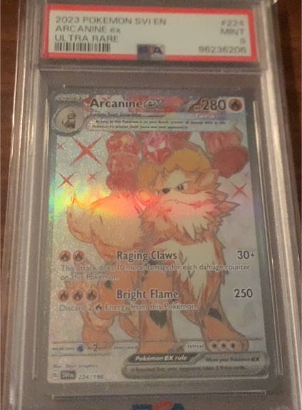 2023 Pokemon Scarlet & Violet #224 Arcanine ex — front