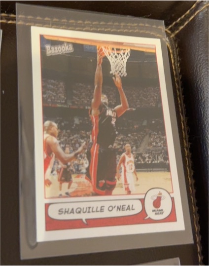 2004-05 Topps Bazooka Basketball #1 Shaquille O'Neal — front
