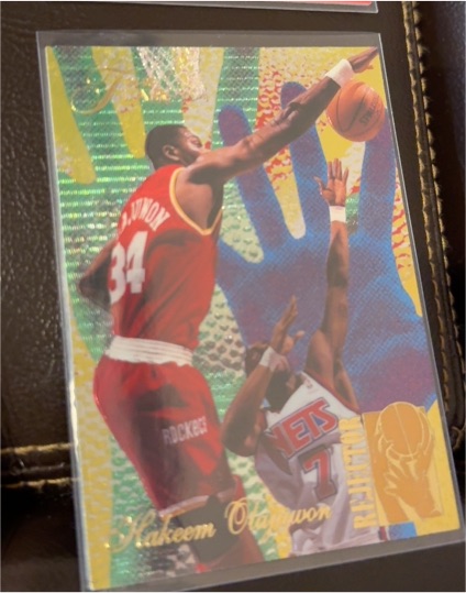 1994-95 Flair Rejectors #4 Hakeem Olajuwon — front