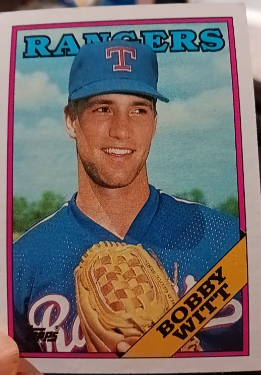 1988 Topps #747 Bobby Witt — front