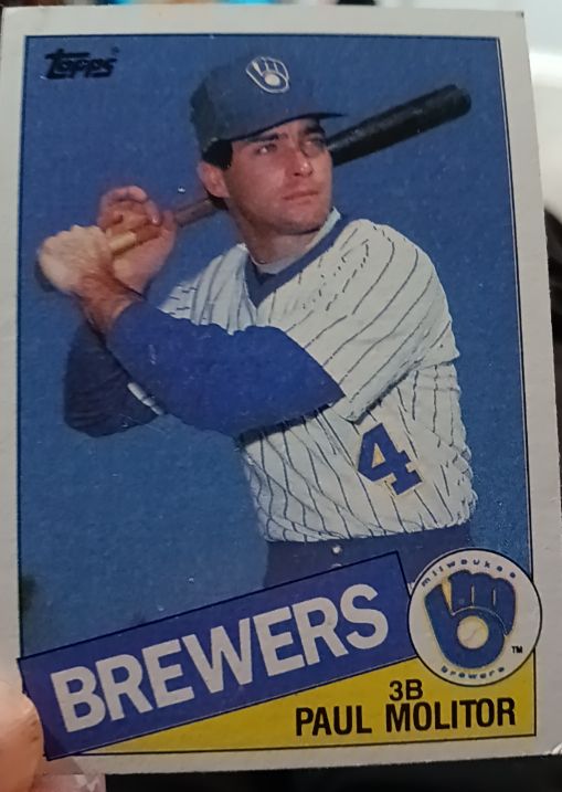 1985 Topps #522 Paul Molitor — front