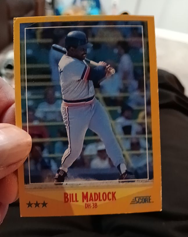 1988 Score #445 Bill Madlock — front