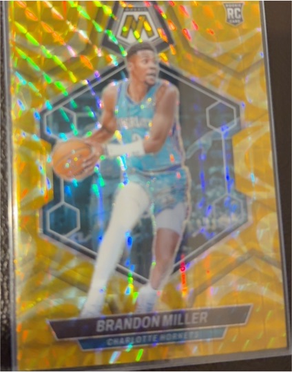 2023-24 Panini Mosaic #202 Brandon Miller — front