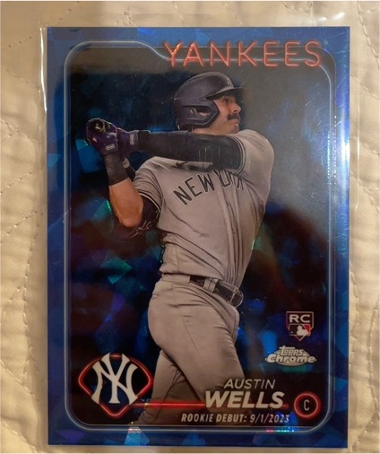 2024 Topps Chrome Update #USC197 Austin Wells — front
