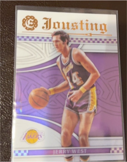 2016-17 Panini Excalibur #24 Jerry West Jousting Insert — front