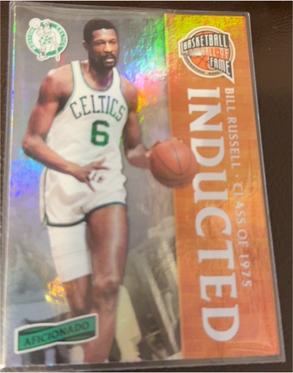 2016-17 Panini Aficionado Inducted Bill Russell — front