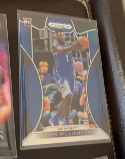 2019-20 Panini Prizm Draft Picks #1 Zion Williamson — front