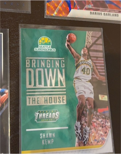 2016-17 Panini Threads Bringing Down the House #14 Shawn Kemp — front