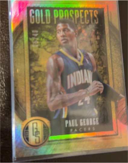 2013-14 Panini Gold Standard #33 Paul George Gold Prospects — front