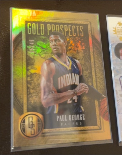 2013-14 Panini Gold Standard #49 Paul George Gold Prospects — front