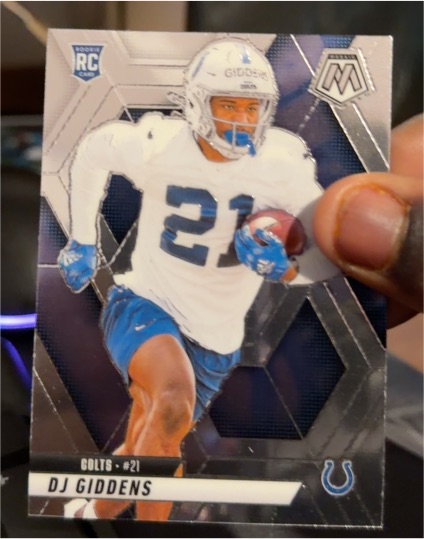 2025 Panini Mosaic #350 DJ Giddens — front