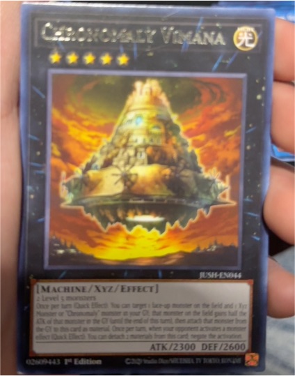Yu-Gi-Oh! Chronomaly Vimana JUSH-EN044 — front