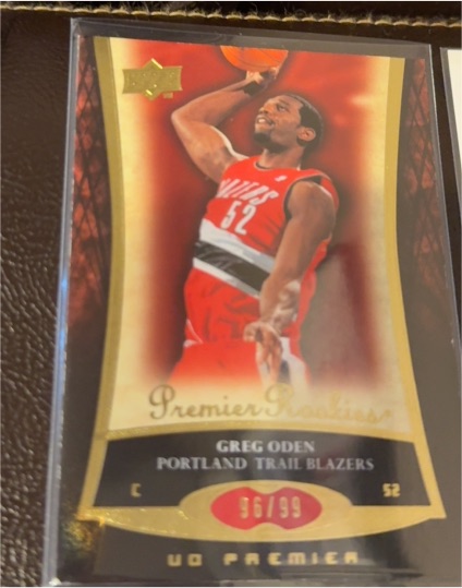 2007-08 Upper Deck Premier #96 Greg Oden — front