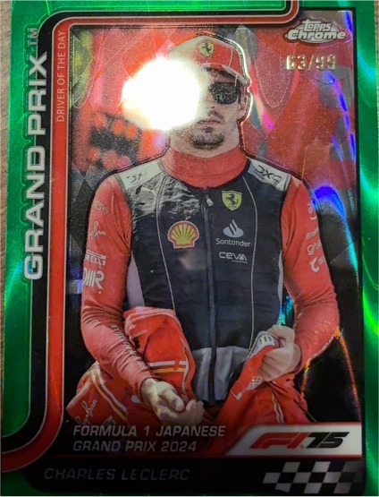 2024 Topps Chrome Formula 1 Grand Prix Day #GRAND-PRIX-DAY Charles Leclerc — front
