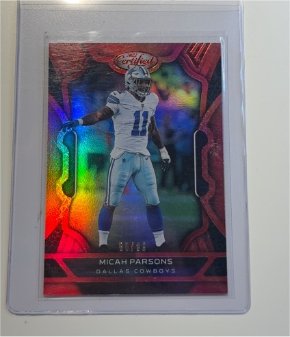 2022 Panini Certified #29 Micah Parsons — front