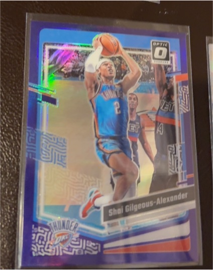 2023-24 Panini Donruss Optic #104 Shai Gilgeous-Alexander — front