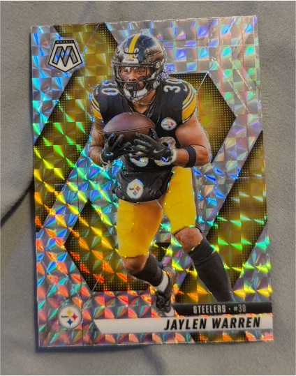 2025 Panini Mosaic #144 Jaylen Warren — front