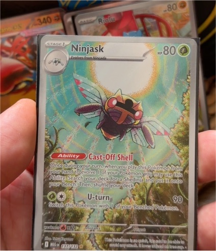 2025 Pokemon Mega Evolutions #137 Ninjask Illustration Rare — front
