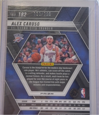 2023-24 Panini Prizm #182 Alex Caruso — front