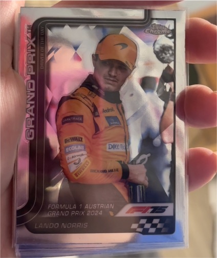 2025 Topps Chrome F1 #132 Lando Norris Grand Prix — front