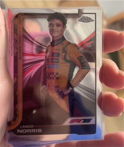 2025 Topps Chrome Formula 1 #5 Lando Norris — front