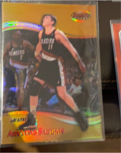 1998-99 Bowman's Best #42 Arvydas Sabonis — front