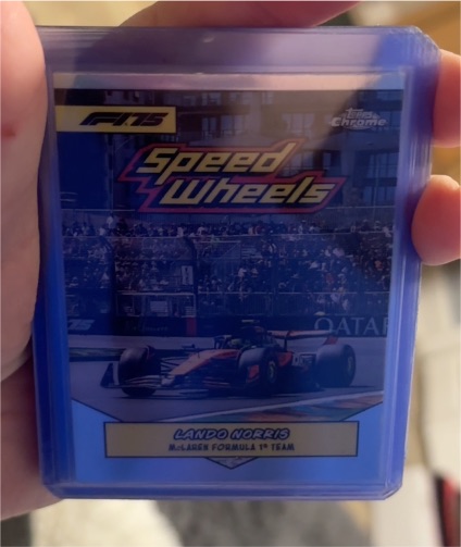 2025 Topps Chrome Formula 1 #75-MCL Lando Norris Speed Wheels — front