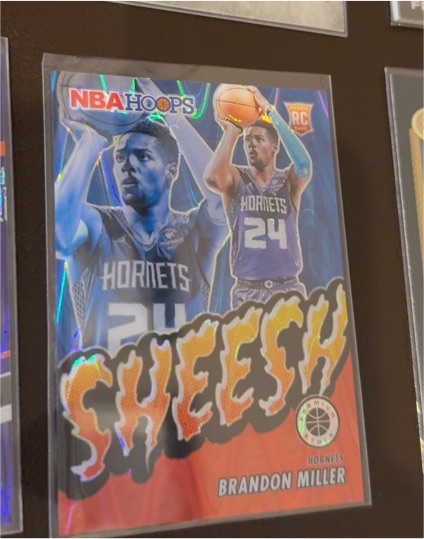 2023-24 Panini NBA Hoops Premium Stock #25 Brandon Miller — front