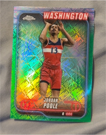 2024-25 Topps Chrome #8 Jordan Poole — front