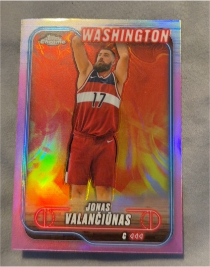 2024-25 Topps Chrome #91 Jonas Valančiunas — front