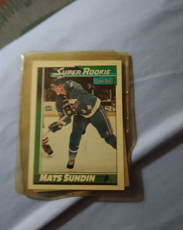 1991-92 O-Pee-Chee Super Rookie Mats Sundin — front