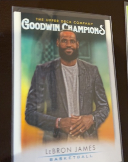 2021 Upper Deck Goodwin Champions #50 LeBron James — front